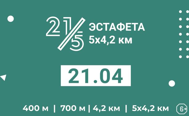 Спорт: Тульский полумарафон 2024. Эстафета 5х4.2 км