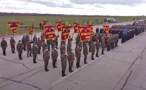 Минобороны опубликовало видео тренировки Тульского гарнизона перед парадом Победы