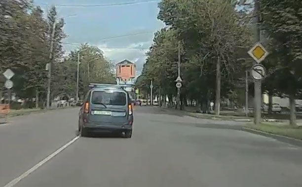 В Туле заметили нарушителя на Dacia Logan