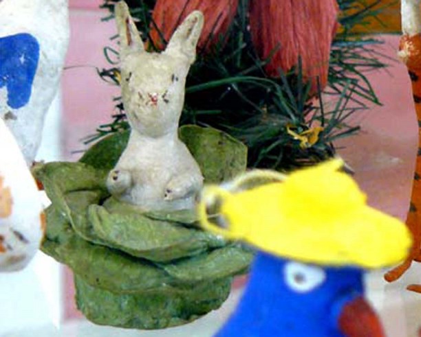 Картинки по запросу ватная игрушка заяц в капусте